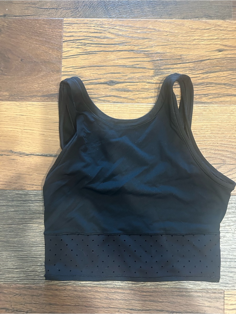 Lululemon mind over miles cropped tank